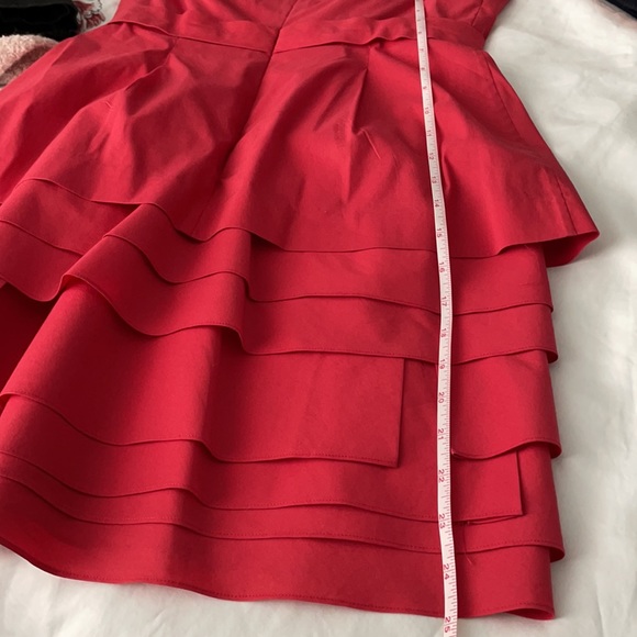 Red Strapless BCBG Max Azria dress - Picture 15 of 16